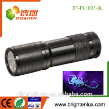 China Promocionais de alta qualidade de bolso Multicolor 9Led Blacklight Pet Detector de Urina Verificador de limpeza Cheap tocha luz uv